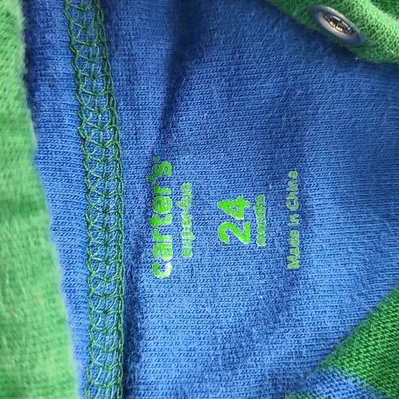 Vintage Truck Longsleeve Onsie Outfit Green - Picture 4 of 9